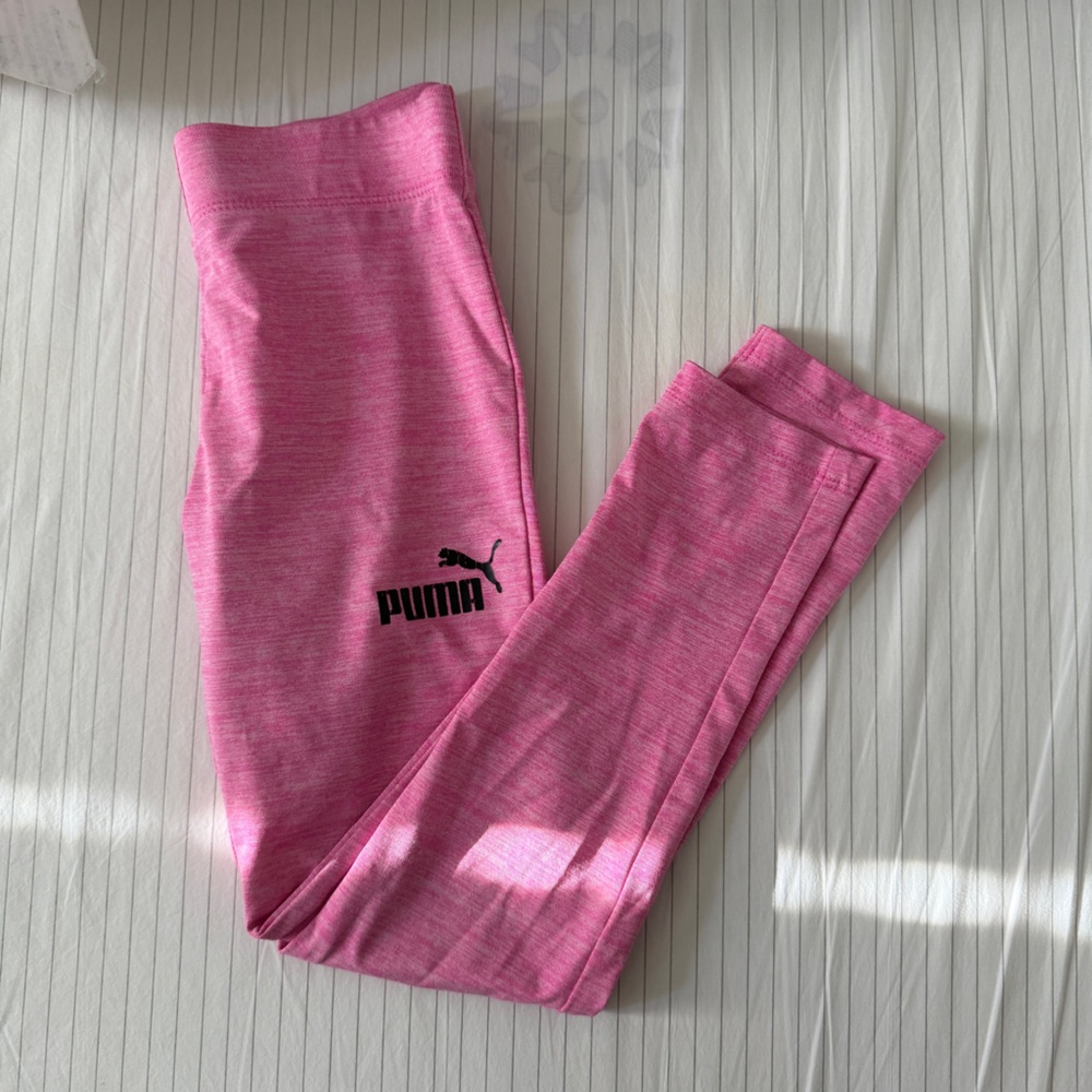 👖 GUC PUMA GIRLS 6 LEGGINGS SPANDEX PINK